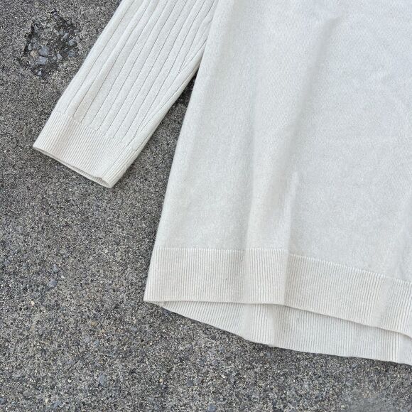 Hatch Layering U Neck Wool & Cashmere Blend Sweater - Picture 2 of 9